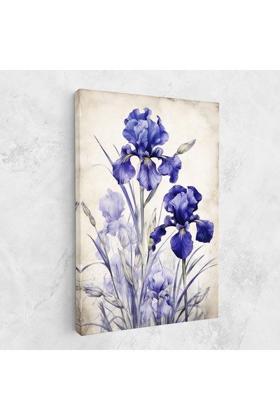 Arthub Canvas Painting, Bedroom And Living Room, Flowers, Irises Painting