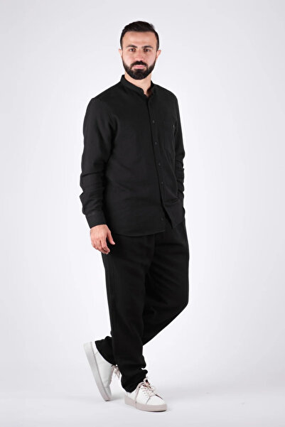 zeytindalı Ferah Müslin Pantolon Siyah