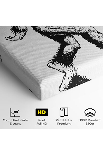 Arthub Canvas Painting, Bedroom And Living Room, Modern, Yeti