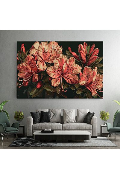 Arthub Canvas Painting, Bedroom And Living Room, Flowers, Cream Exotic Art