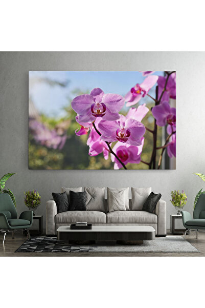 Arthub Canvas Painting, Bedroom And Living Room, Flowers, Orchids In The Garden