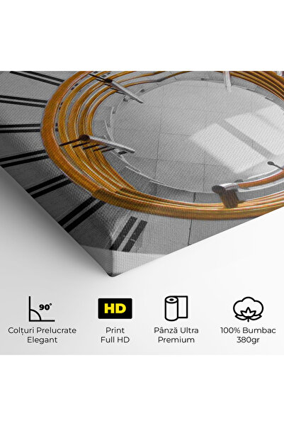 Arthub Canvas Painting, Bedroom And Living Room, Abstract, Gold Bar Stairs