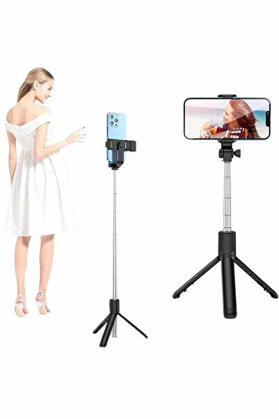 Belle Fusion Bfs Selfie Stick Tripod Bluetooth Control Selfie Stick Phone Holder
