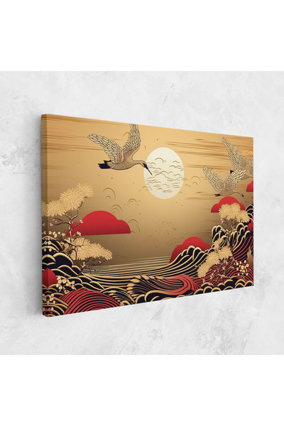 Arthub Canvas Painting, Bedroom And Living Room, Modern, Chinese Wind Art