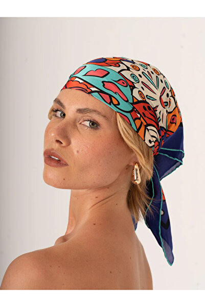 jeymi Festival d’Arte – Renkli Sanat Temalı Fular (68x68 cm)