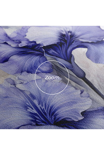 Arthub Canvas Painting, Bedroom And Living Room, Flowers, Purple Iris Painting