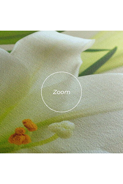 Arthub Canvas Painting, Bedroom And Living Room, Flowers, Green Lily