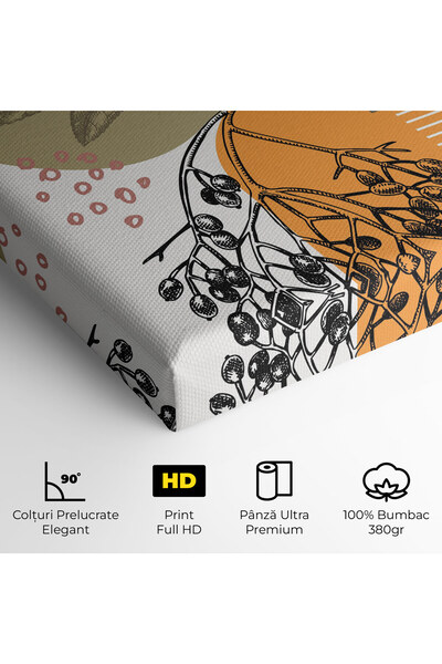 Arthub Canvas Painting, Bedroom And Living Room, Modern, Bird Collage