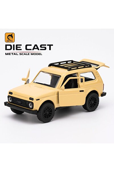 Blusmart Machetă metalică LADA Niva – model off-road 1:32, cu lumini și sunet...