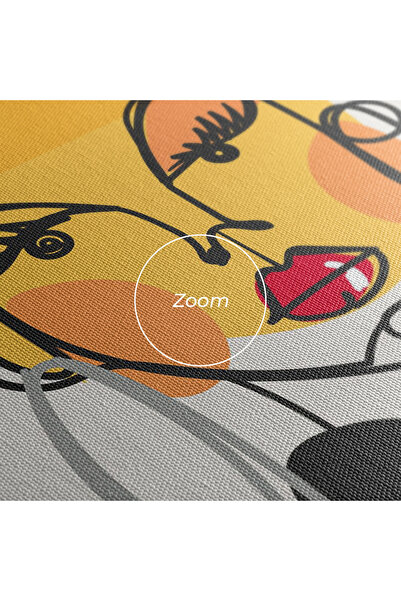 Arthub Canvas Painting, Bedroom And Living Room, Women, Abstract Blonde Face