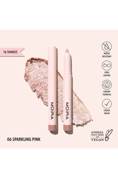 MOİRA - At Glance Stick Shadow (006, Sparkling Pink)