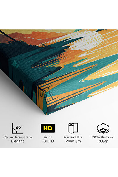 Arthub Canvas Painting, Bedroom And Living Room, Landscapes, Beach Water