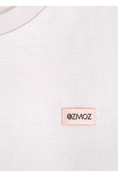 Ozmoz By Mukadder Özden Organic Beige Winter Girls' Thin Sweatshirt