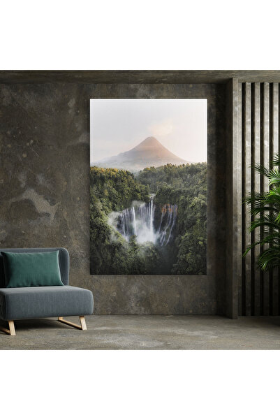 Arthub Canvas Painting, Bedroom And Living Room, Landscapes, Vulcano Waterfall