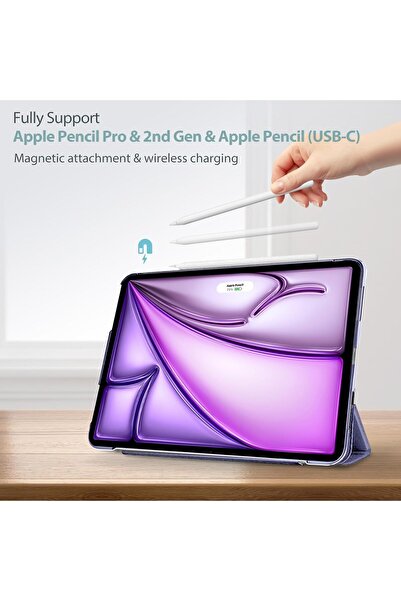 PROCASE Smart Case for iPad Air 11-inch (M3/M2) & 10.9” Air 5th/4th - Purple
