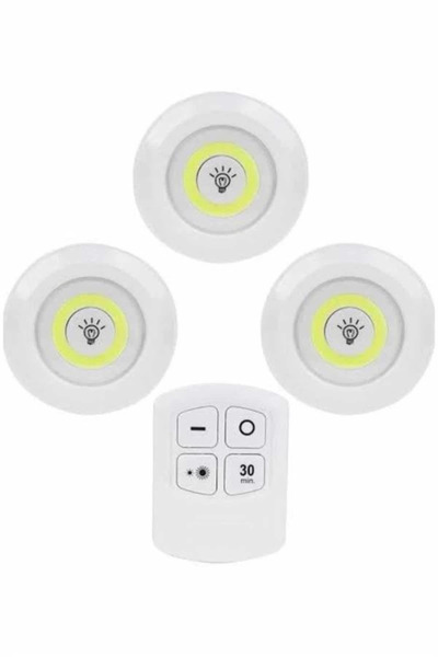 Belle Fusion Mey İthalat® Kablosuz Pilli Işıldak Masa Lambası Mutfak Tezgah A...