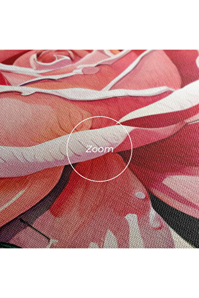 Arthub Canvas Painting, Bedroom And Living Room, Flowers, Bih Pink Rose