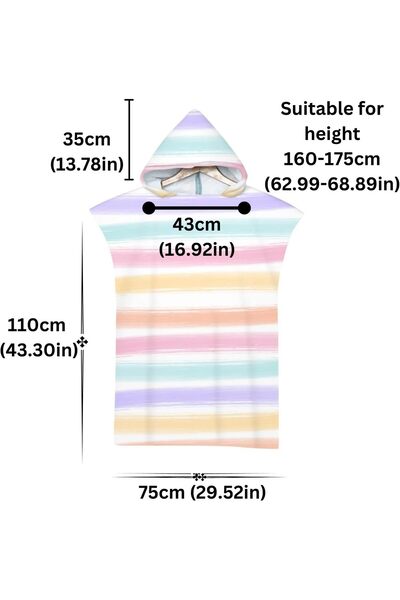 Generic Kiehls Hooded Poncho Beach Towel - Microfiber Quick-Dry Hooded Towel 75×110 cm, Pink