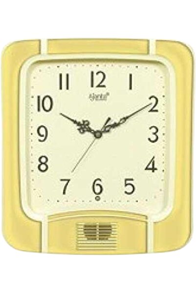 ajanta Plain Musical Clock (White, 797) - Analog