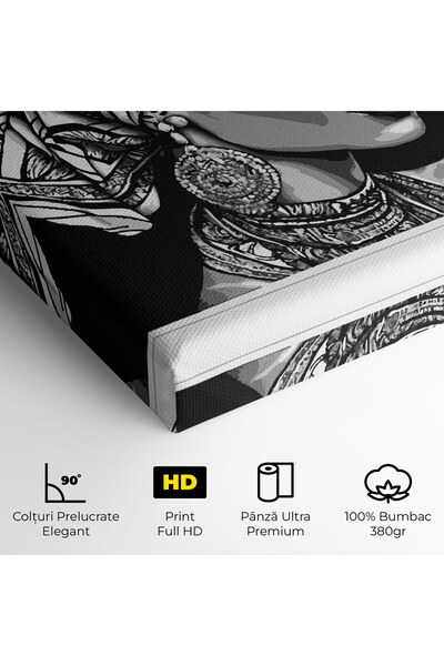 Arthub Canvas Painting, Bedroom And Living Room, Women, Beautiful African Lady