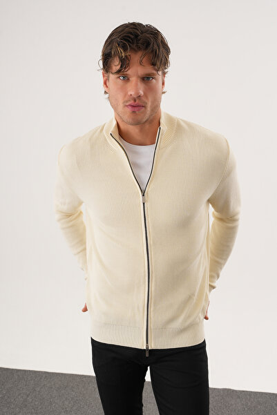 No Way Чоловічий светр з двосторонньою блискавкою, прямий крій