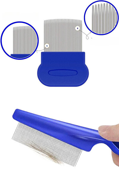 Belle Fusion Bfs 4-Piece Flea Comb Set for Pets Cat Dog Flea Comb Set Flea Comb