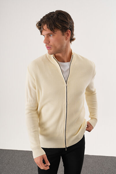 No Way Чоловічий светр з двосторонньою блискавкою, прямий крій