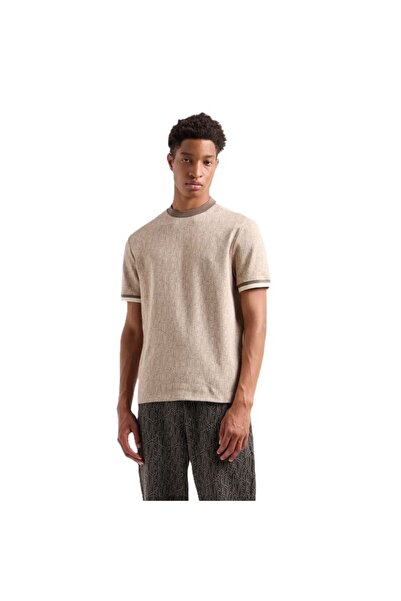 EA7 Tricou M TEE SS MONOGRAM JACQUARD Barbati