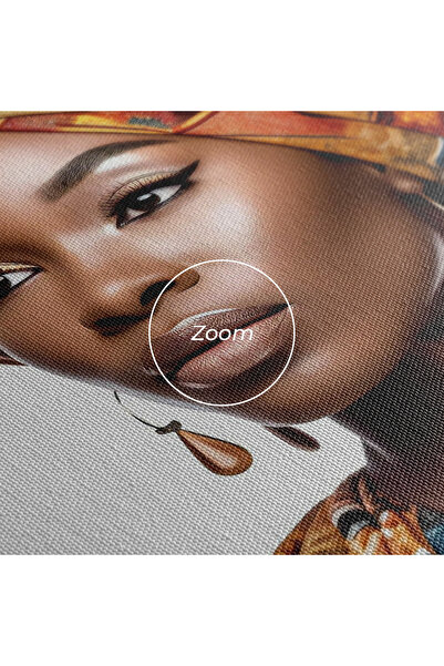 Arthub Tablou Canvas, Dormitor Si Living, Femei, African Woman Turban