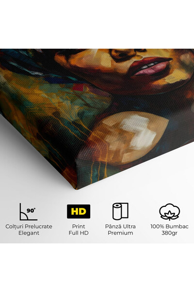 Arthub Tablou Canvas, Dormitor Si Living, Femei, Enigmatic Expression