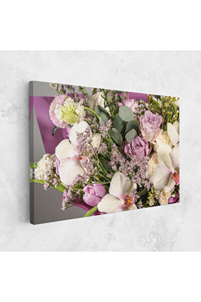Arthub Tablou Canvas, Dormitor Si Living, Flori, Cute Purple Bouquet