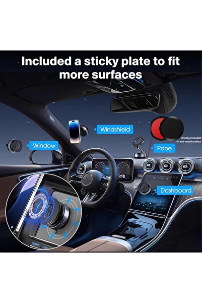 Generic 2025 New Upgraded Shopellox Phone Mount - 360° Foldable Magnetic Retractable Car Holder