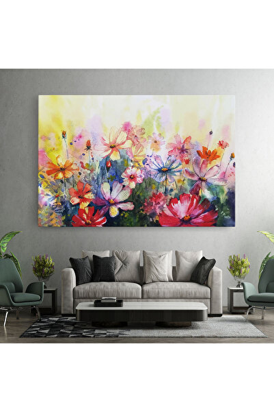 Arthub Canvas Painting, Bedroom And Living Room, Landscapes, Water Art Flowers