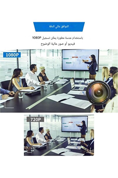 DAHUA 1080P Body Camera Pen, Micro Pen Camera ,spy camera【2025 Upgrade 】 (Silver Black),