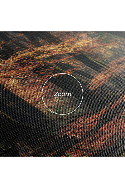 Arthub Canvas Painting, Bedroom And Living Room, Landscapes, Autumn Forest Trees