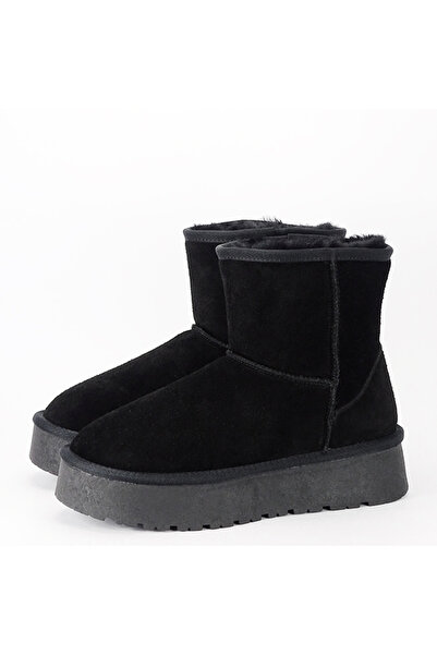 SOFILINE Ghete scurte negre din piele naturală W5825 110