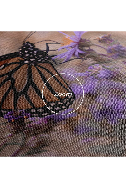 Arthub Canvas Painting, Bedroom And Living Room, Flowers, Wild Plant Butterfly