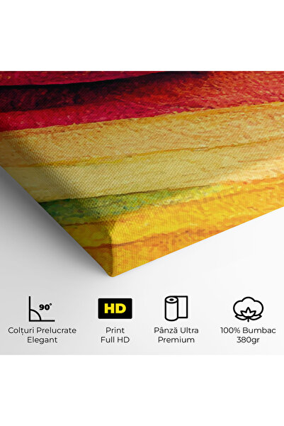 Arthub Canvas Painting, Bedroom And Living Room, Abstract, Autumn Abstract Color