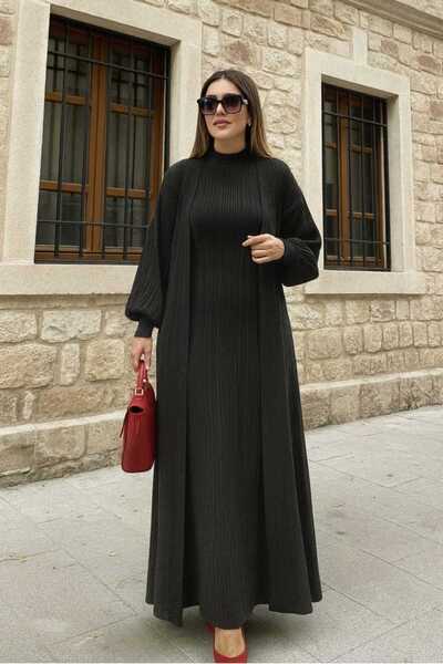 KADIN HIRKA ELBİSE İKİLİ TAKIM