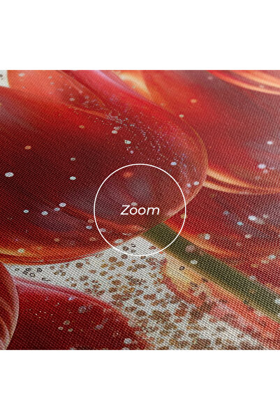 Arthub Canvas Painting, Bedroom And Living Room, Flowers, Glitter Red Tulips