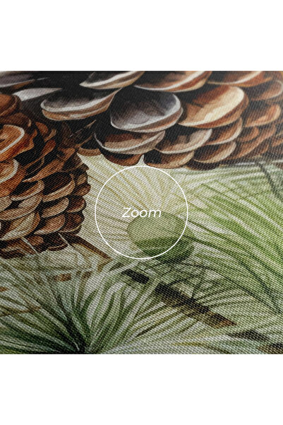 Arthub Canvas Painting, Bedroom And Living Room, Landscapes, Brown Cones