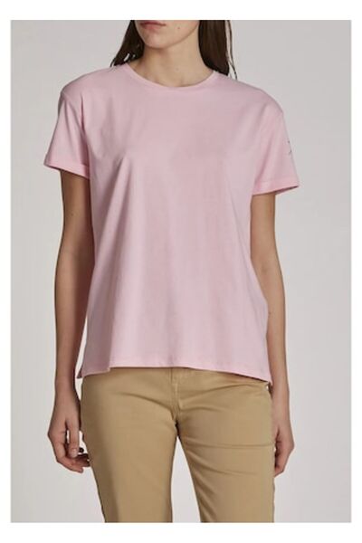 La Martina T-shirt, pink, L INTL, 100% cotton, regular fit