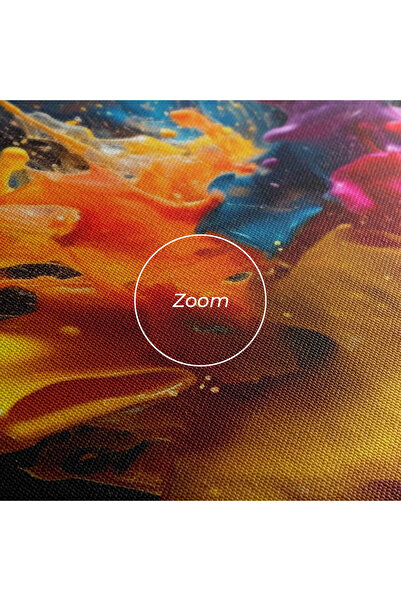 Arthub Canvas Painting, Bedroom And Living Room, Abstract, Colors Splashing