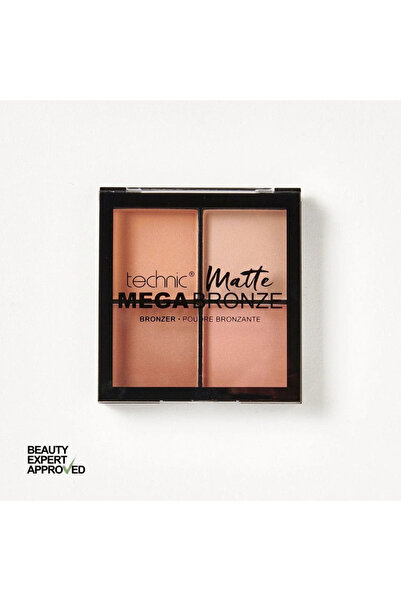 TECHNIC Matte Mega Bronze Bronzer Palette – Long-Lasting Pressed Powder | Vegan