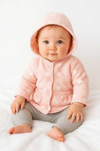 Anna Kız Bebek Mont Ceket Andywava