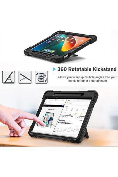 PROCASE Rugged Case for Xiaomi Pad 5 / Pad 5 Pro 11" (2021) - Black