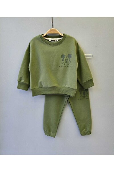 gnygiyim Children's Character Patterned Top and Bottom Tracksuit Set