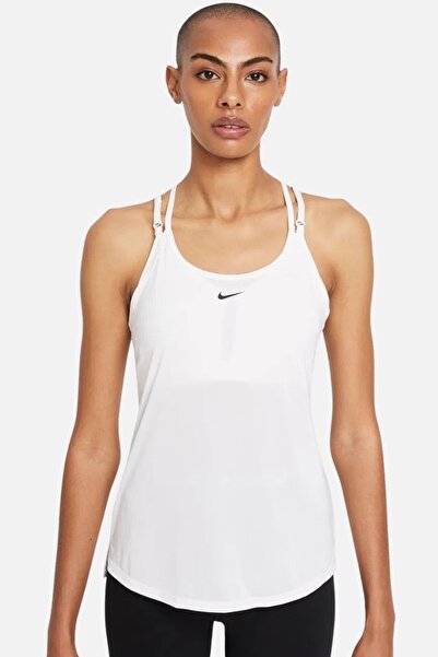 Nike Dri-Fit Training One Elastika Women's Tank Top Women's Sports Singlet White