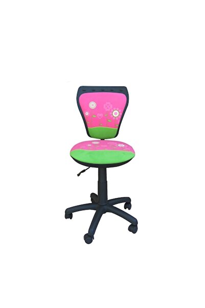 Ergonica Scaun pentru copii KIDS GTS FLOWERS, material textil cu model fantezie