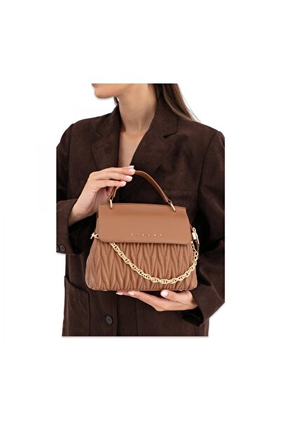 Sisley Sly_232 15X21X8 Kol Sı Taba Kadın Çanta